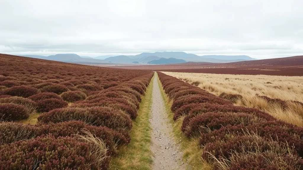 A path across open country